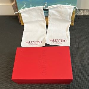 Valentino Garavani Shoes box with 2 shoe sacks